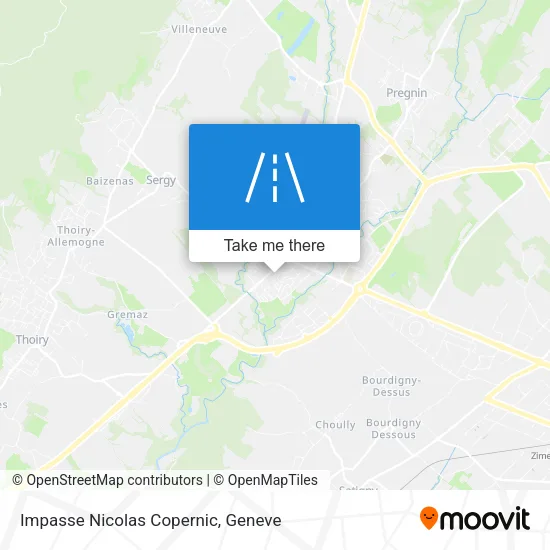 Impasse Nicolas Copernic map