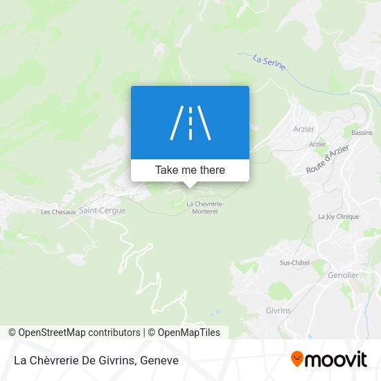 La Chèvrerie De Givrins map