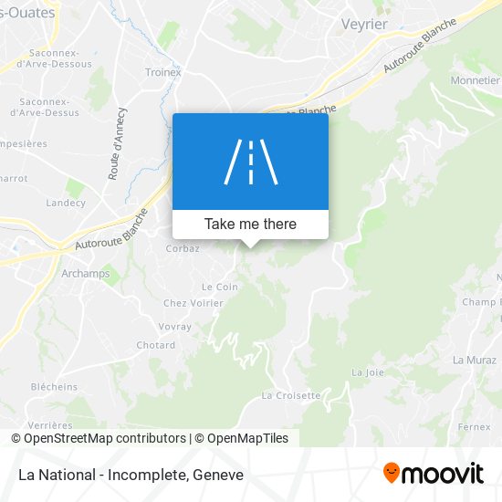 La National - Incomplete map