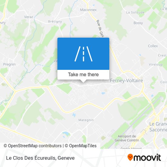 Le Clos Des Écureuils map