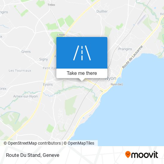 Route Du Stand map