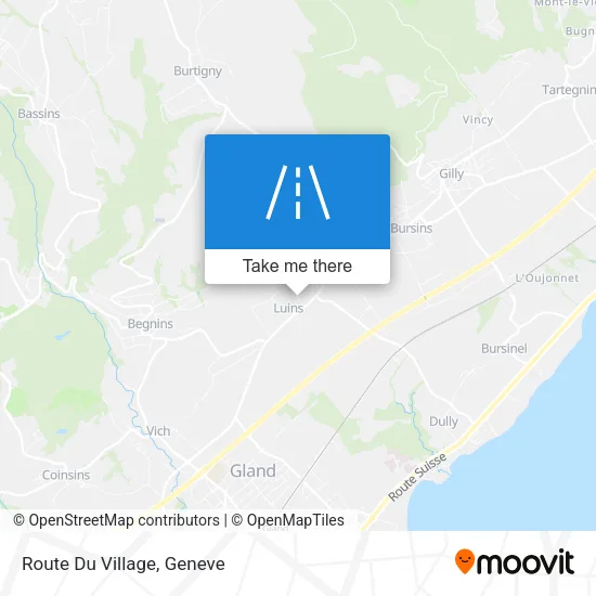 Route Du Village map