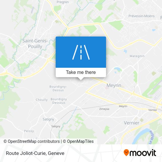 Route Joliot-Curie map