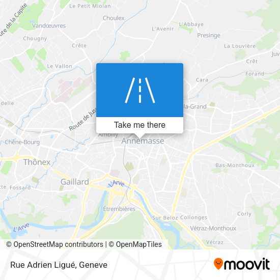 Rue Adrien Ligué map