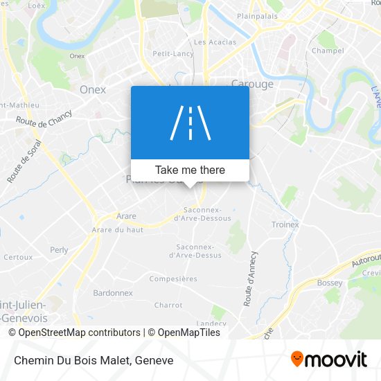 Chemin Du Bois Malet map