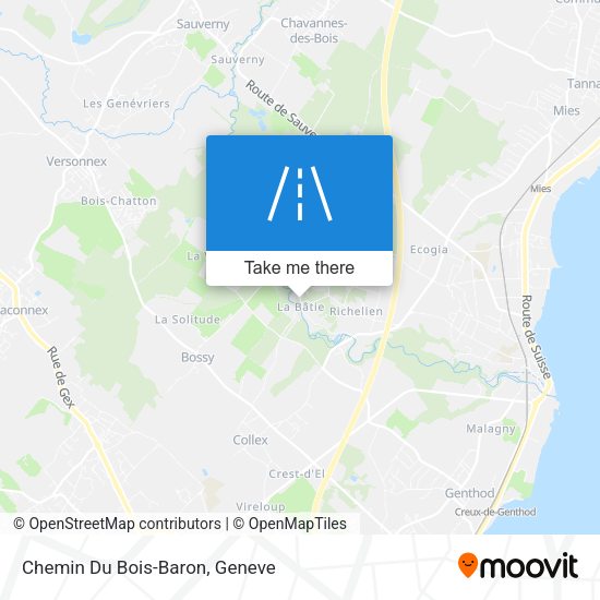 Chemin Du Bois-Baron map