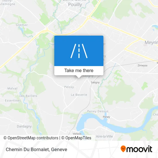 Chemin Du Bornalet map