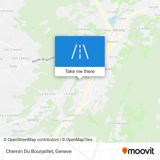 Chemin Du Bourjaillet map