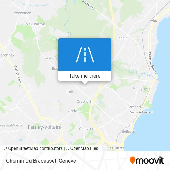 Chemin Du Bracasset map