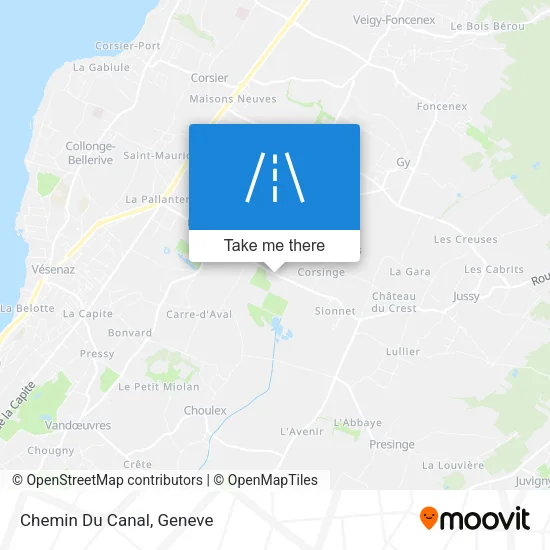 Chemin Du Canal map