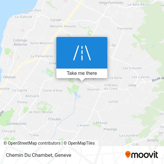 Chemin Du Chambet map