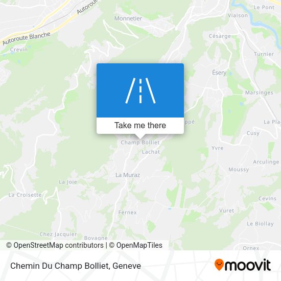 Chemin Du Champ Bolliet map