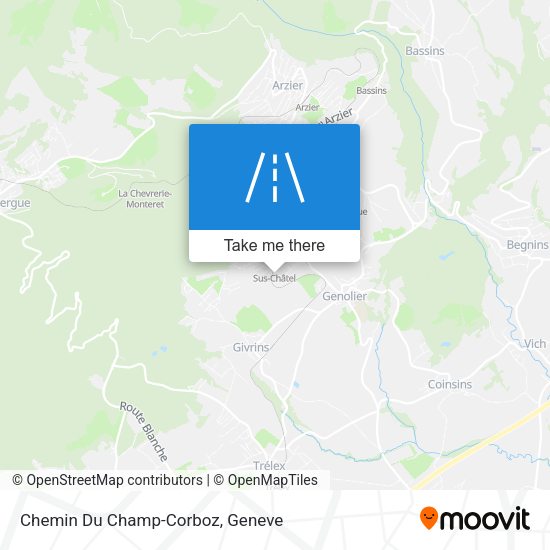 Chemin Du Champ-Corboz map