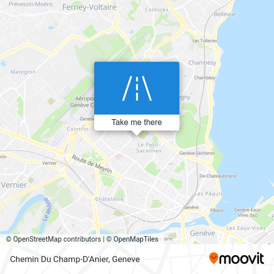 Chemin Du Champ-D'Anier map