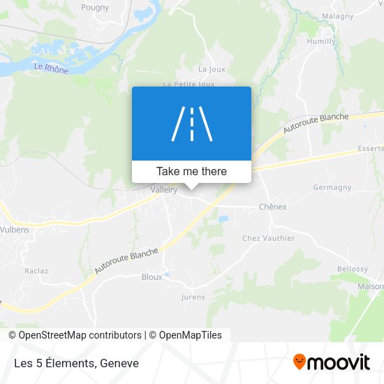 Les 5 Élements map