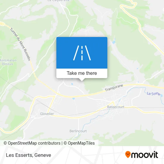 Les Esserts map