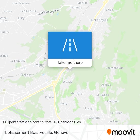 Lotissement Bois Feuillu map