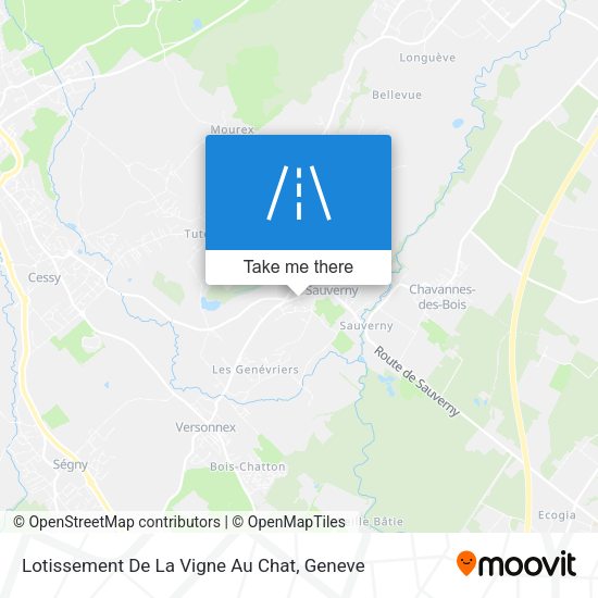 Lotissement De La Vigne Au Chat map