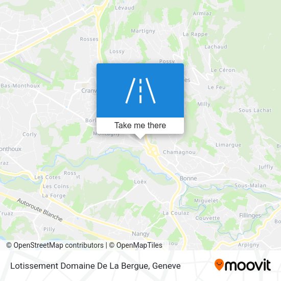 Lotissement Domaine De La Bergue map
