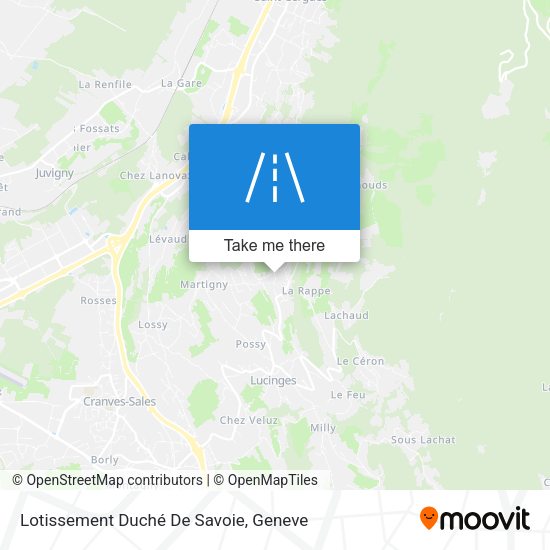 Lotissement Duché De Savoie map
