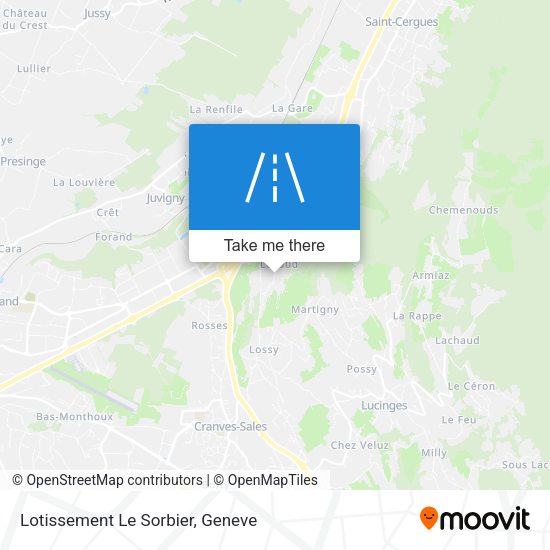 Lotissement Le Sorbier map