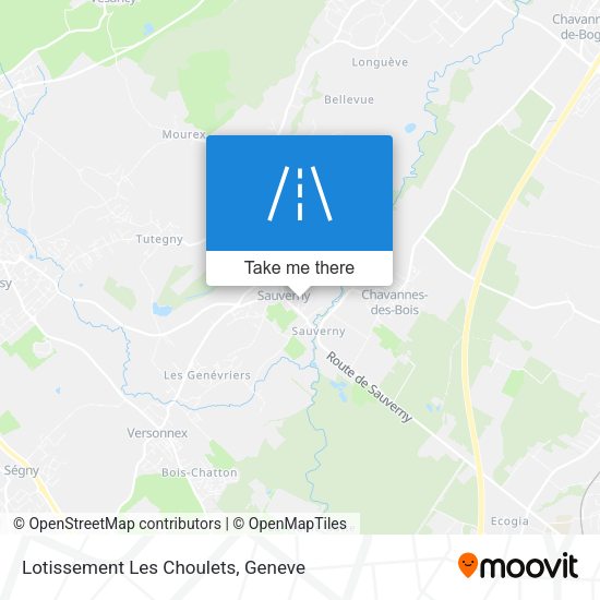Lotissement Les Choulets map
