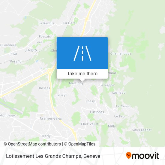 Lotissement Les Grands Champs map