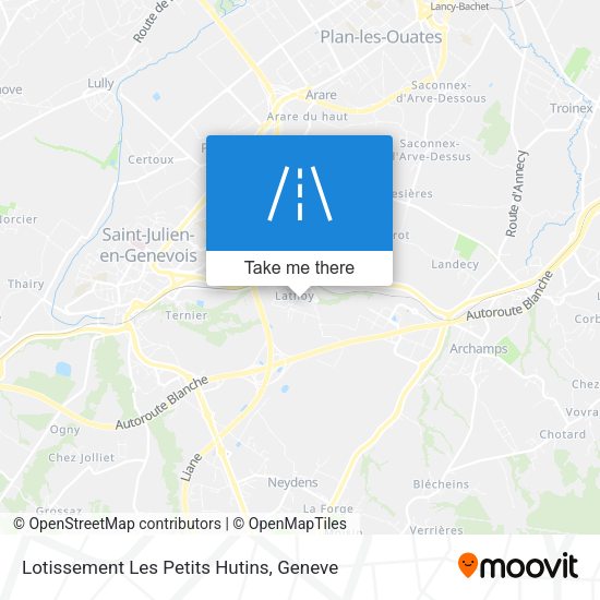 Lotissement Les Petits Hutins map