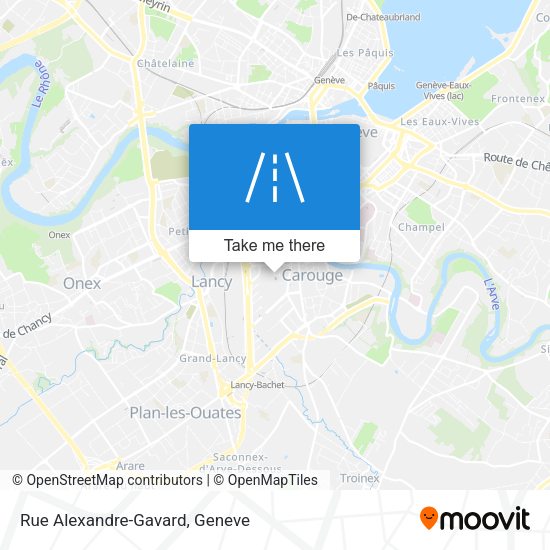 Rue Alexandre-Gavard map