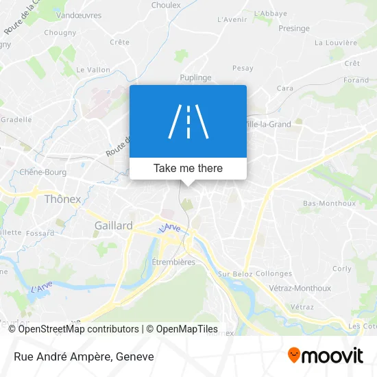 Rue André Ampère map