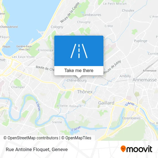 Rue Antoine Floquet map