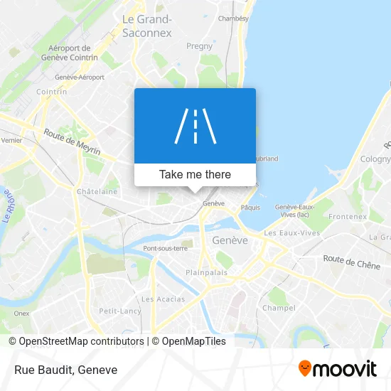 Rue Baudit map