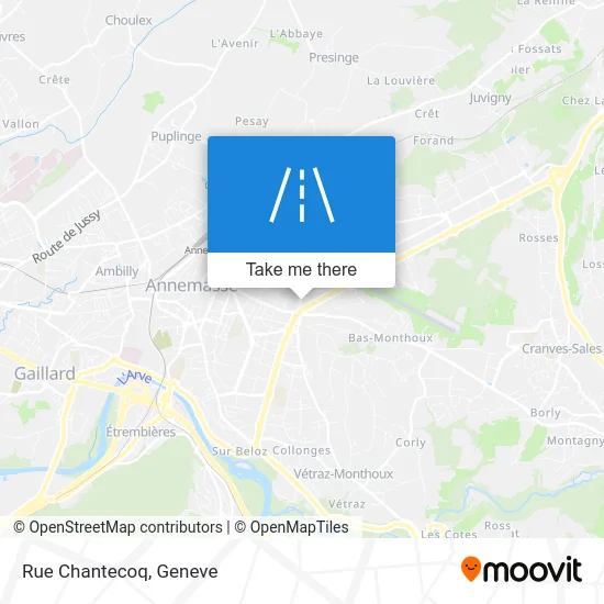 Rue Chantecoq map