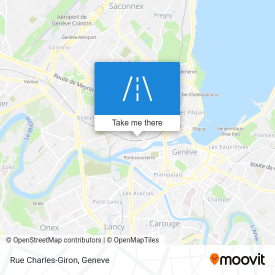 Rue Charles-Giron map