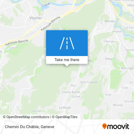 Chemin Du Châble map