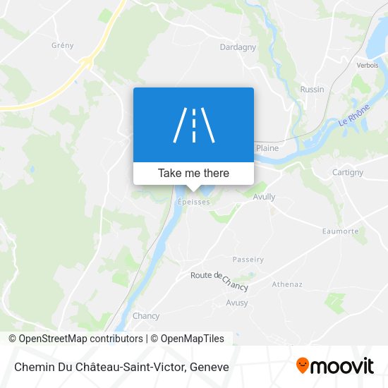 Chemin Du Château-Saint-Victor map