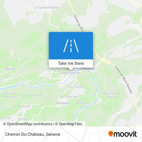 Chemin Du Château map