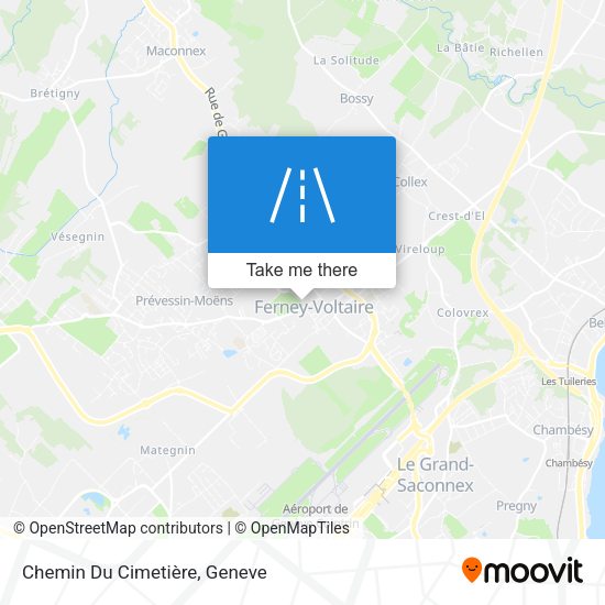 Chemin Du Cimetière map