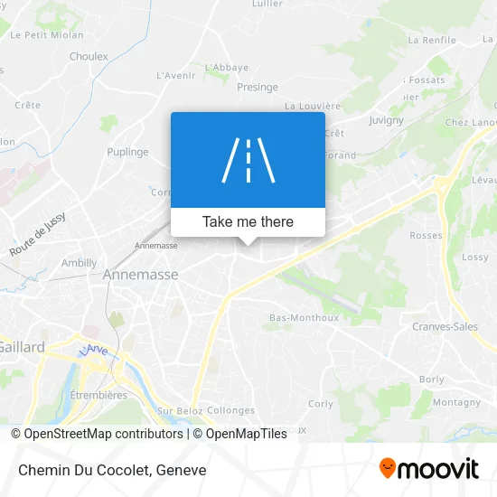 Chemin Du Cocolet map