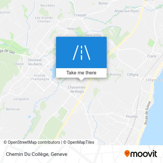 Chemin Du Collège map