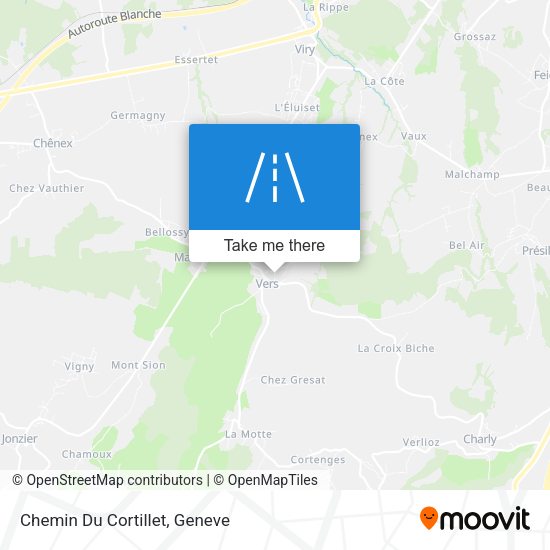 Chemin Du Cortillet map