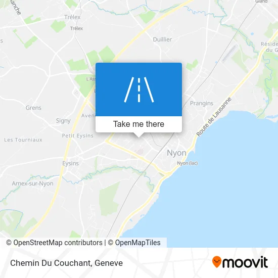 Chemin Du Couchant map