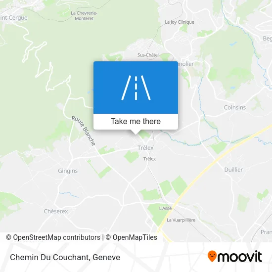 Chemin Du Couchant map