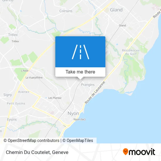 Chemin Du Coutelet map