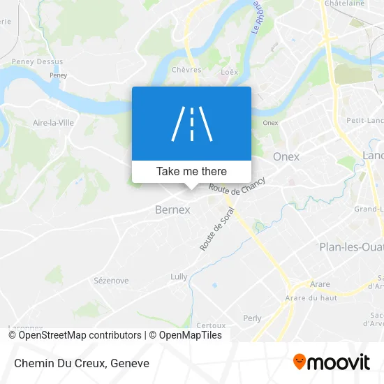 Chemin Du Creux map