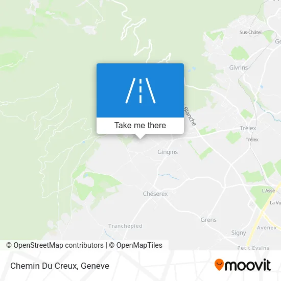 Chemin Du Creux map