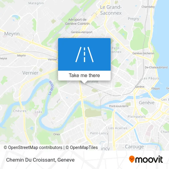 Chemin Du Croissant map