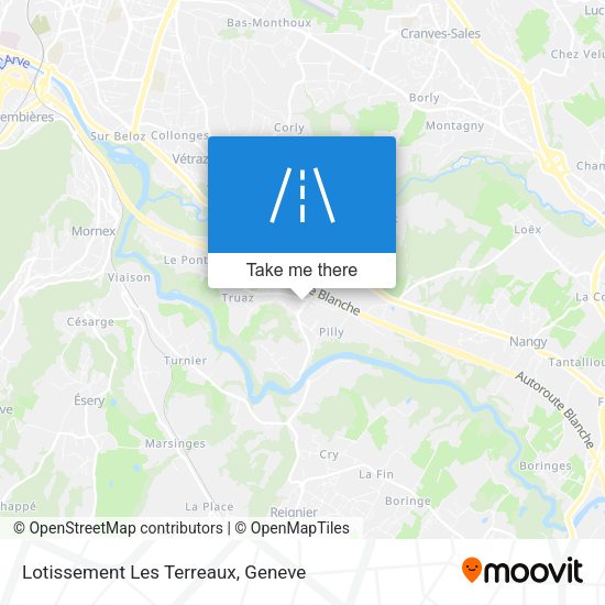 Lotissement Les Terreaux map