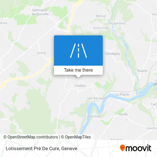 Lotissement Prè De Cure map