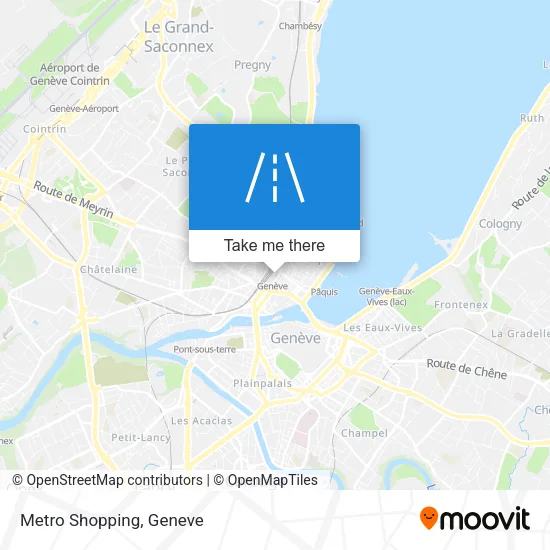 Metro Shopping map